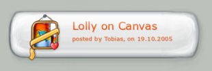 Lolly on Canvas